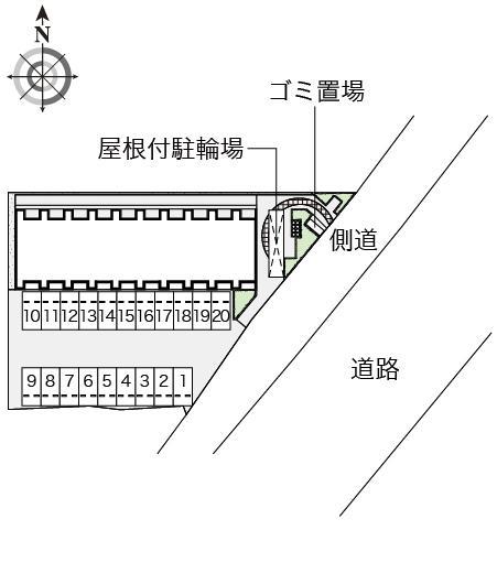 リルシア(54642)の駐車配置図