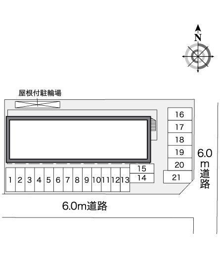 クレインベール(25190)の駐車配置図