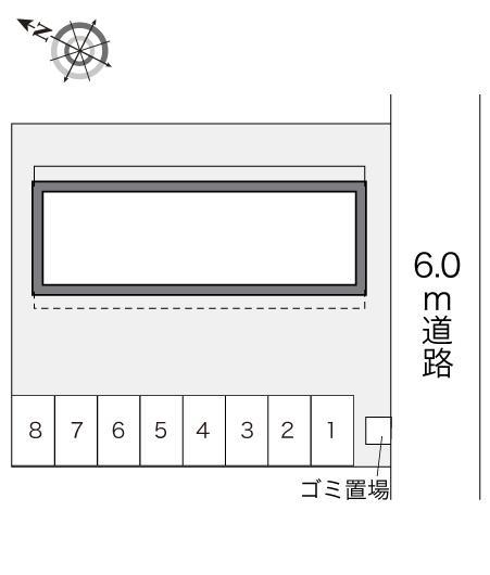 【非掲載】ジュネス(10168)の駐車配置図