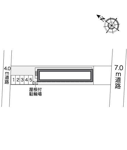 オアゾ東本浦(25707)の駐車配置図