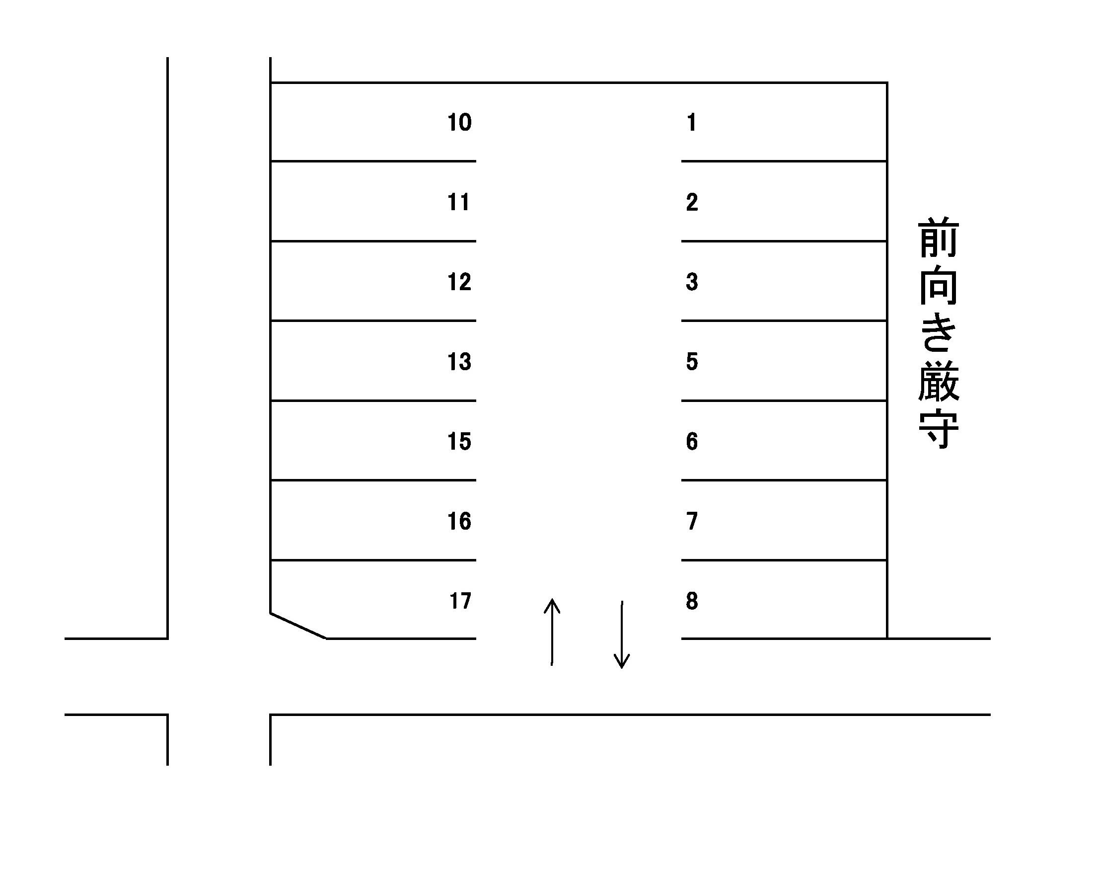 J-061の駐車配置図