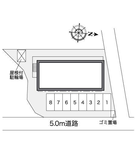 おのまちⅡ(26360)の駐車配置図