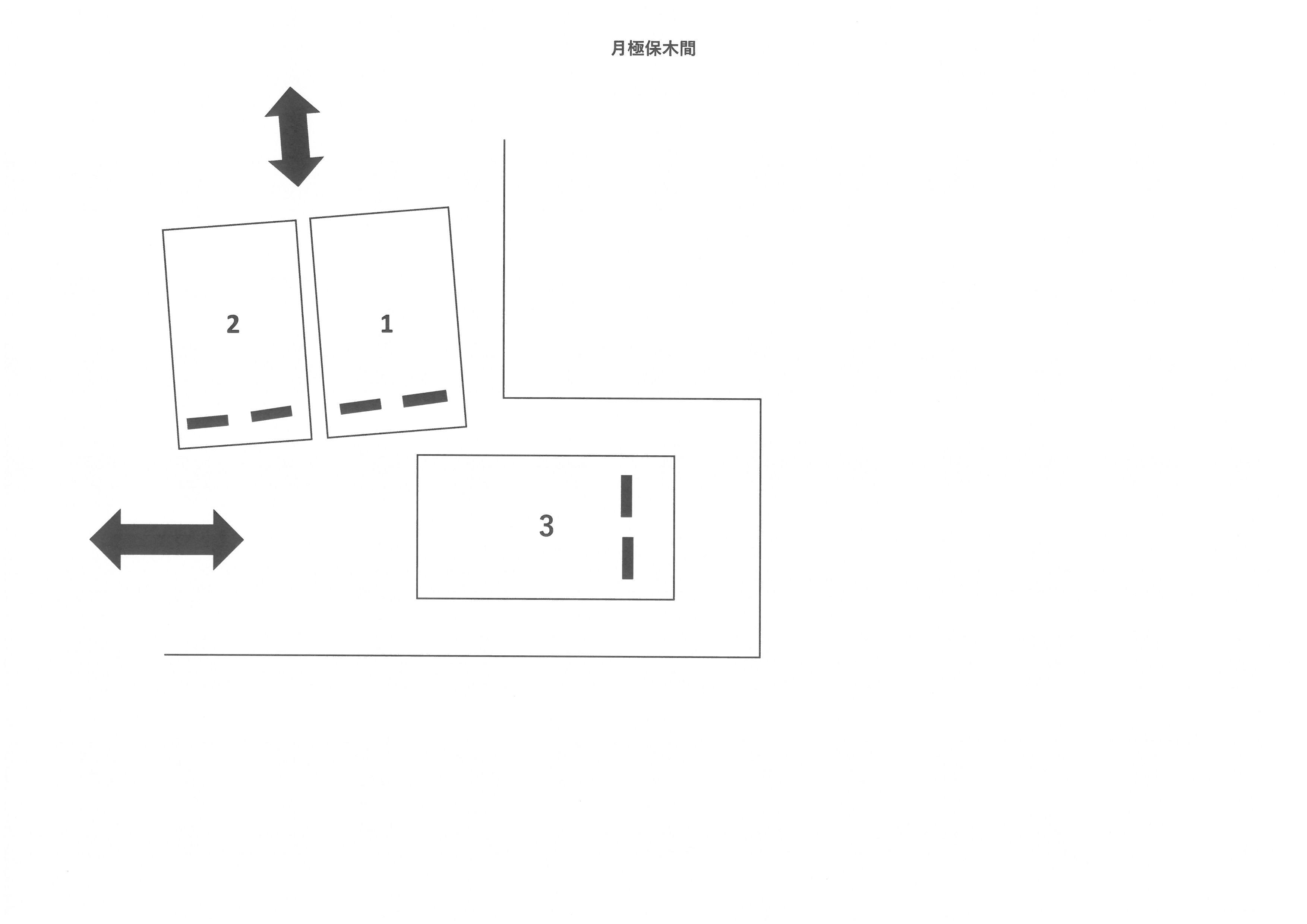 パークマックス保木間の駐車配置図