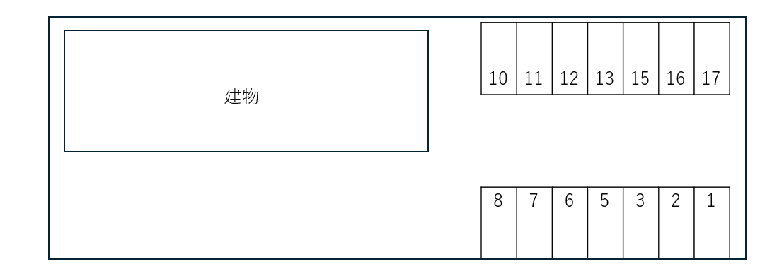 カーサⅦの駐車配置図