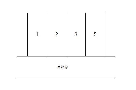 稲川3丁目駐車場の駐車配置図