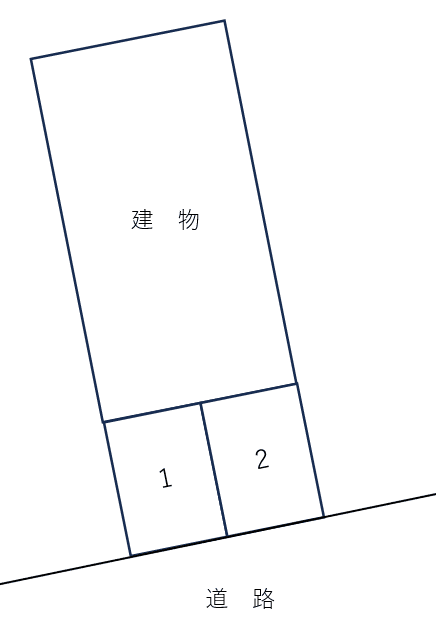 デンヒル天王台の駐車配置図