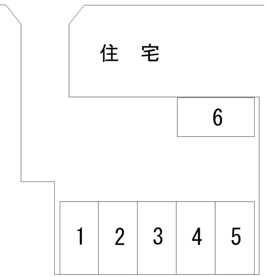 サクラ駐車場の駐車配置図