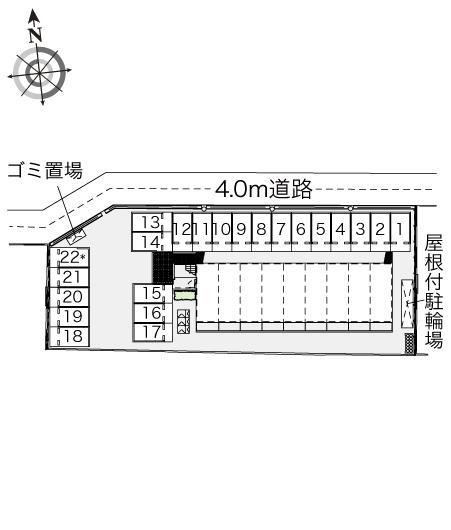 グランエスポワールⅡ(40983)の駐車配置図