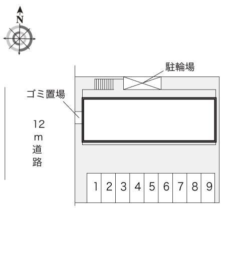 ムジカ(17412)の駐車配置図