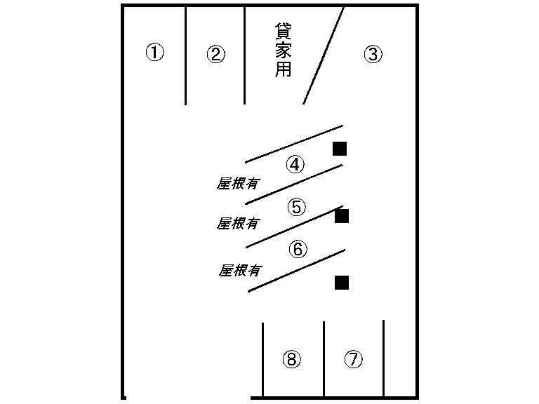 ＳＳﾏﾝｼｮﾝの駐車配置図