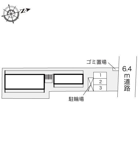 セジュール新保(18087)の駐車配置図