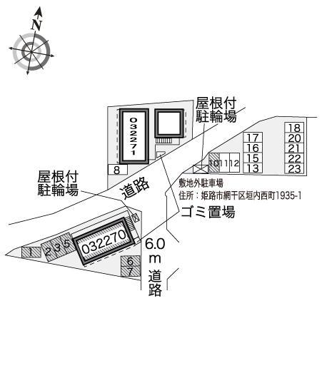 Ｍｓフレーズ参番館(32270)の駐車配置図