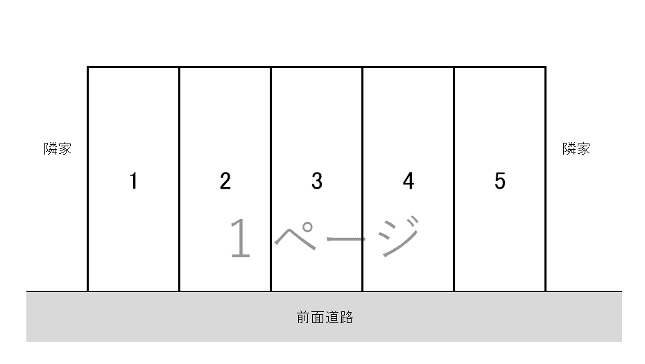 K・Mガレージ女池の駐車配置図