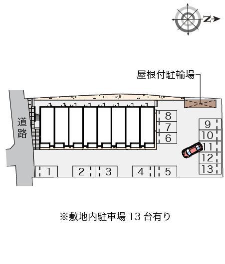 ミランダＫＵＲＡＭＡＣＨＩⅢ(56697)の駐車配置図