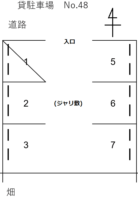 犬山-48の駐車配置図