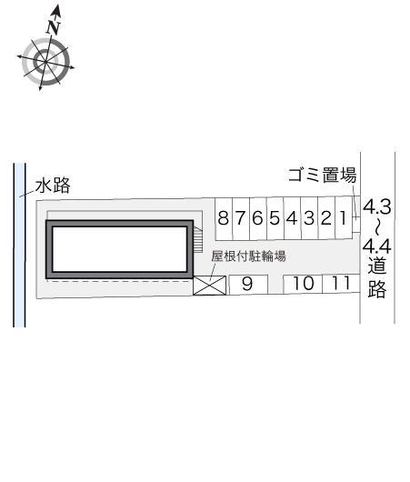 スカイブルー(18483)の駐車配置図