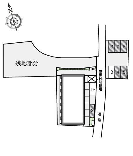Ｎｉｓｈｉｄａ(14546)　敷地外駐車場の駐車配置図