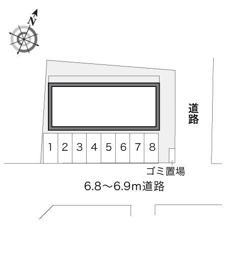 恵比寿(20608)の駐車配置図