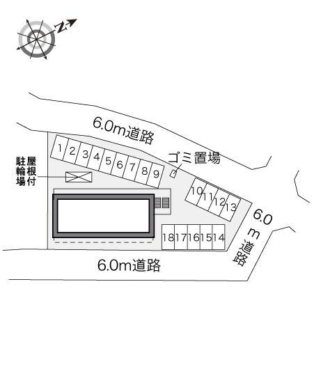 ＧＯＬＤ(32401)の駐車配置図