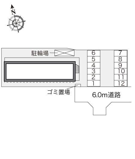 旭ヒルズ(24675)の駐車配置図