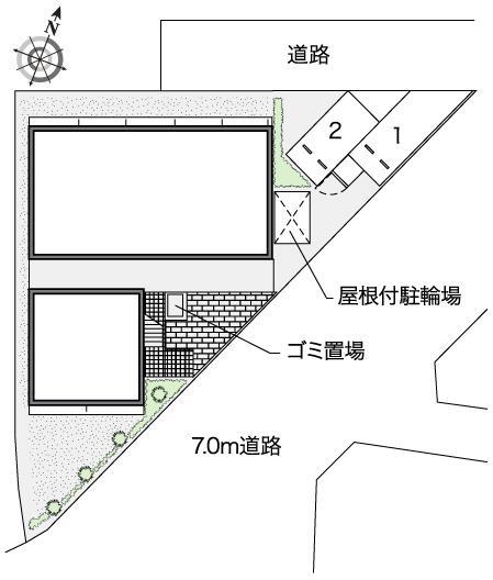 野崎通Ｂ(37540)の駐車配置図
