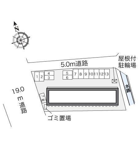 アンゲネーム(31610)の駐車配置図
