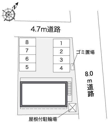 福寿荘(37481)の駐車配置図