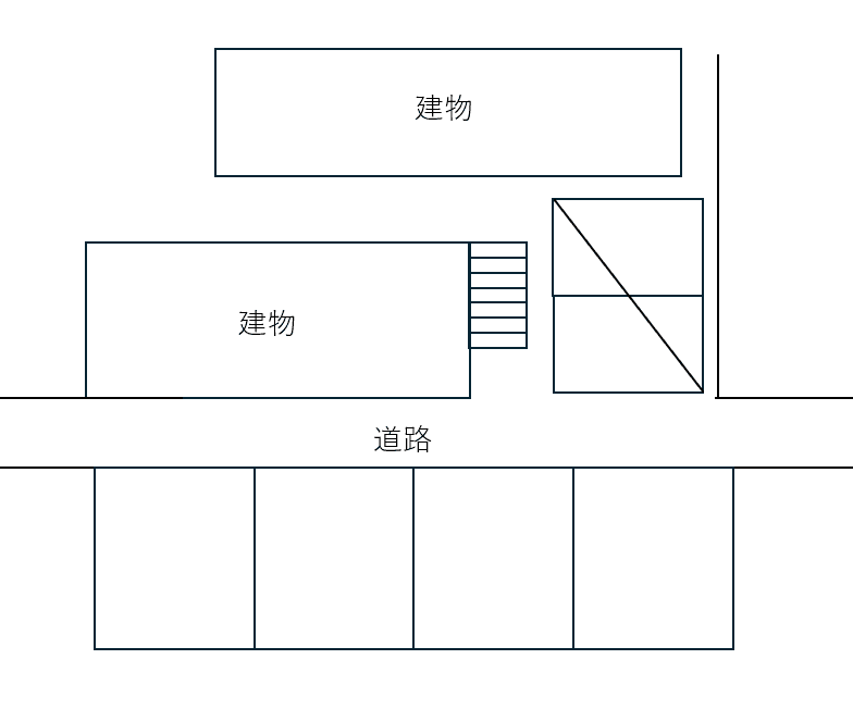 コーポO＆Mの駐車配置図