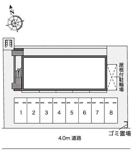 椿(44102)の駐車配置図
