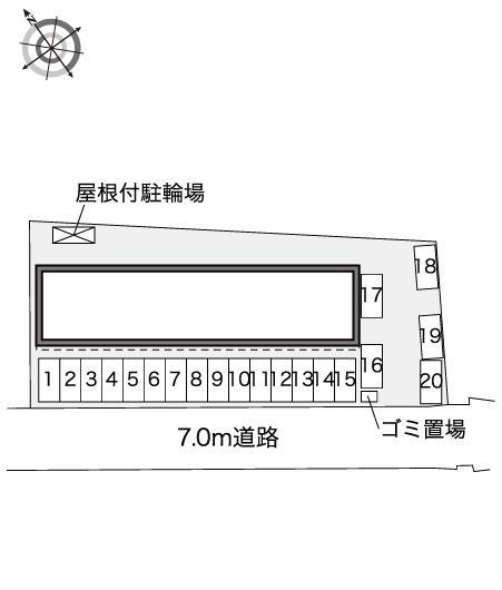 リビングストン(41465)の駐車配置図