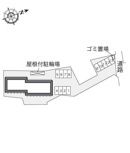 アンジェラ(32422)の駐車配置図