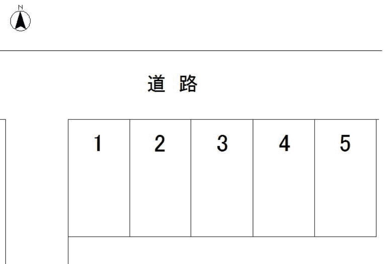 宮田第4月極駐車場の駐車配置図
