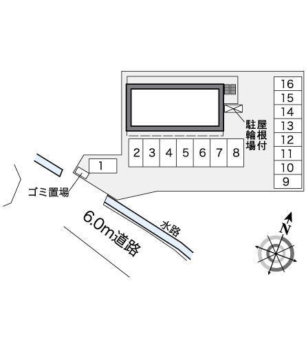 メゾンドールシェルⅣ(39108)の駐車配置図
