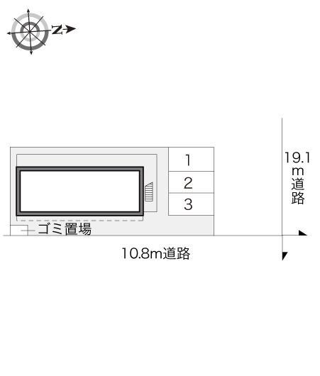 ＴＲＩＰＬＥＴ(14933)の駐車配置図