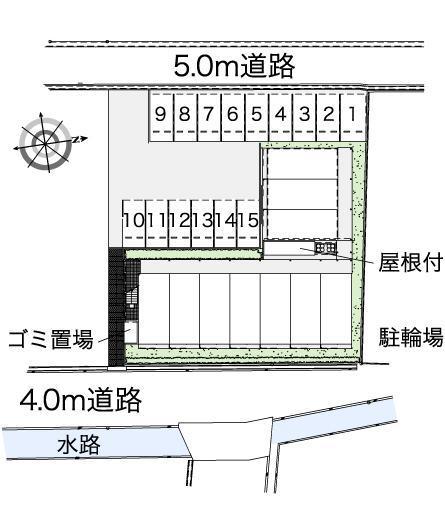 コスモス今在家(43052)の駐車配置図