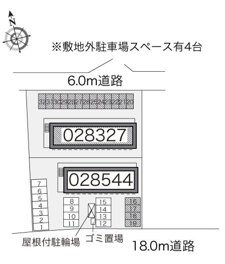 グランシャリオⅡ(28327)の駐車配置図
