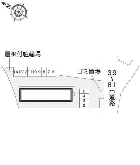 新橋(16622)の駐車配置図