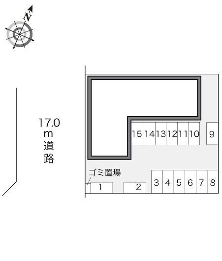 北丘珠(18189)の駐車配置図