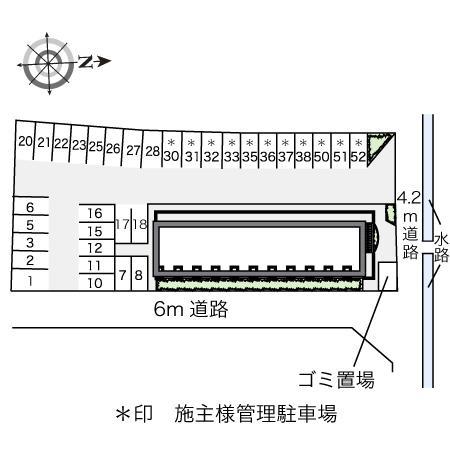 秋桜(13487)の駐車配置図