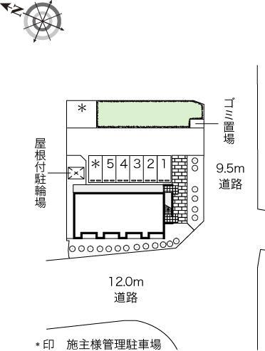 ＨＩＤＡＭＡＲＩ(44518)の駐車配置図