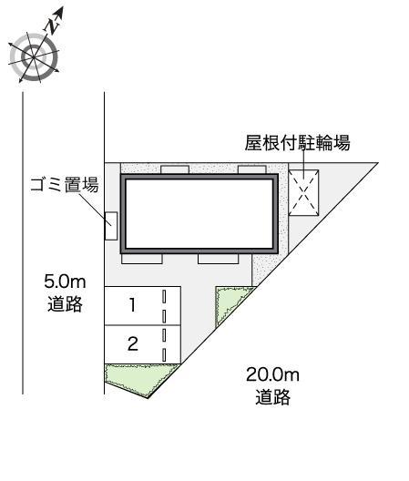 エルサント(46348)の駐車配置図