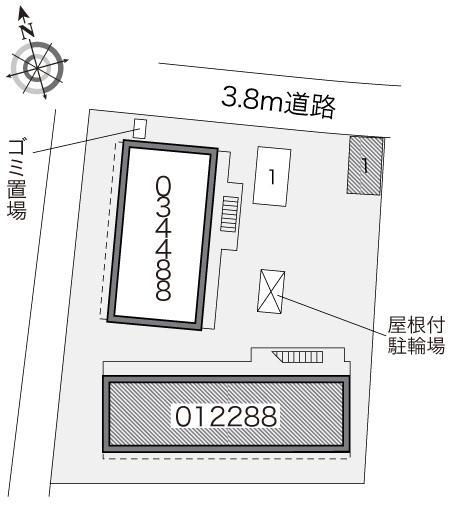 ＢＲＩＧＨＴＥＮ(12288)の駐車配置図