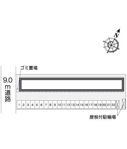 ＯＡＳＩＳⅡ(39610)の駐車配置図