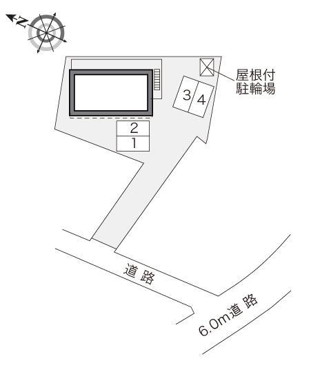 ＳＩＬＫ(34348)の駐車配置図