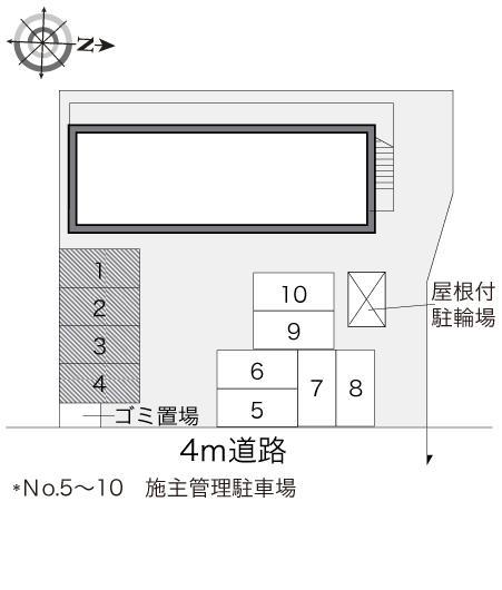 Ｗｅ(12020)の駐車配置図