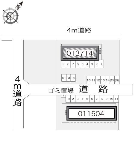 ムツミ(13714)の駐車配置図