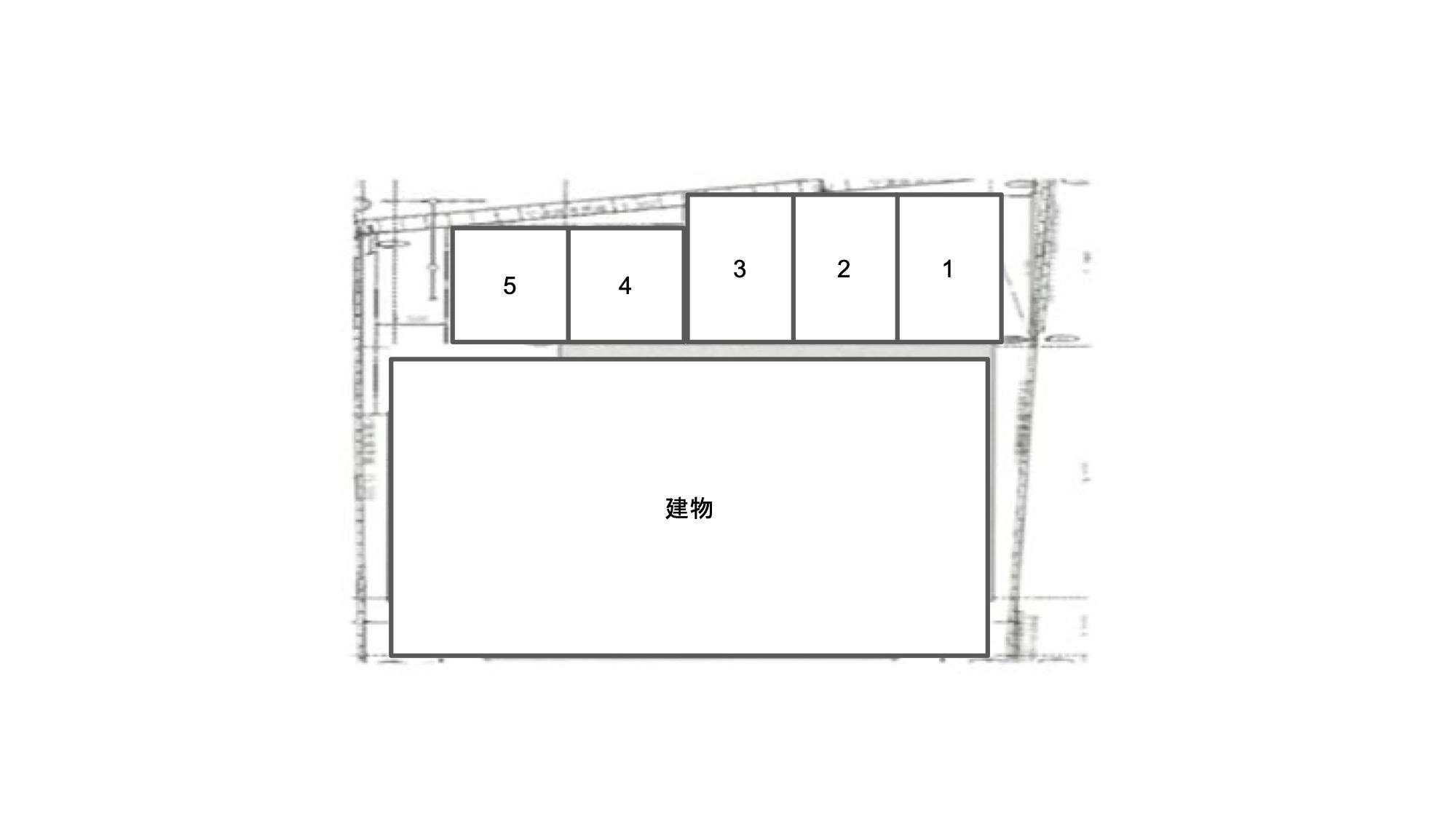 モアメゾン中央公園前の駐車配置図