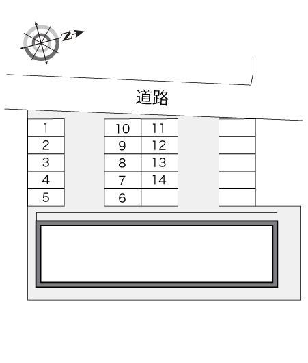 サクセスロード(22371)の駐車配置図