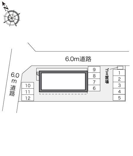 アサクラⅣ(23369)の駐車配置図