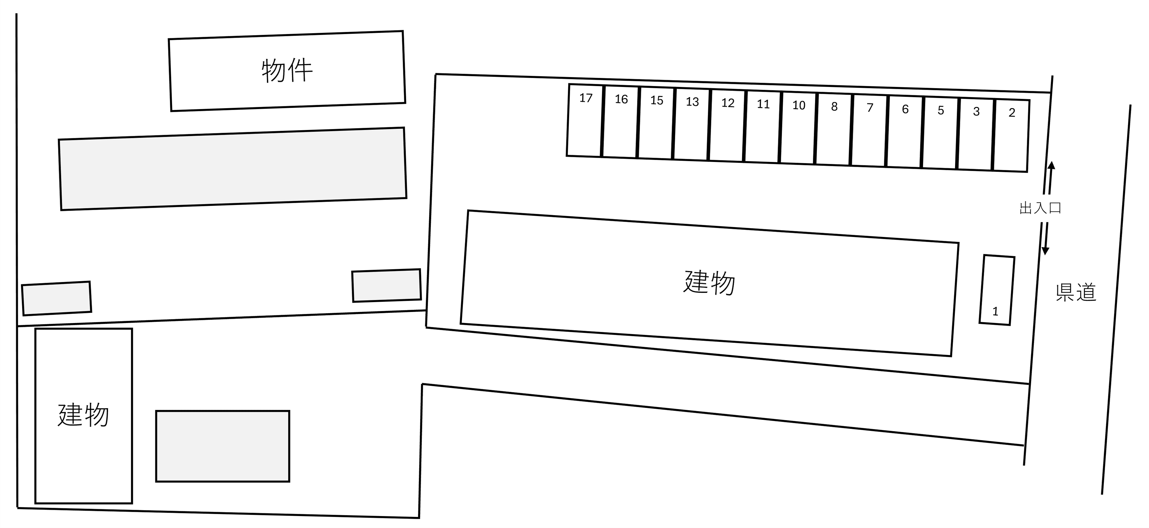 Ｋ ハピネスの駐車配置図